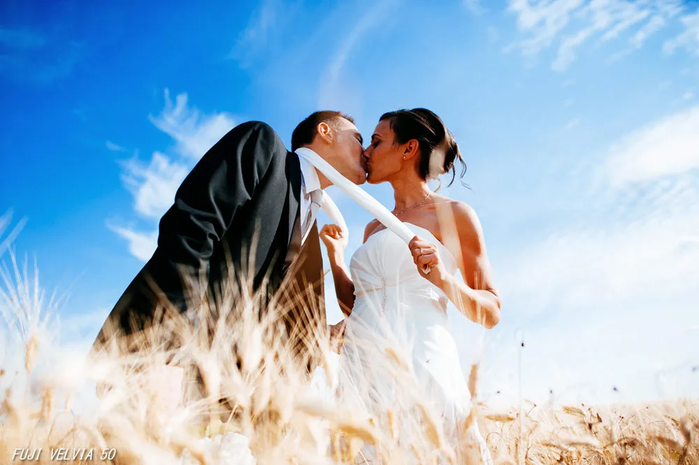 Post-produzione fotografia di matrimonio - VELVIA 50