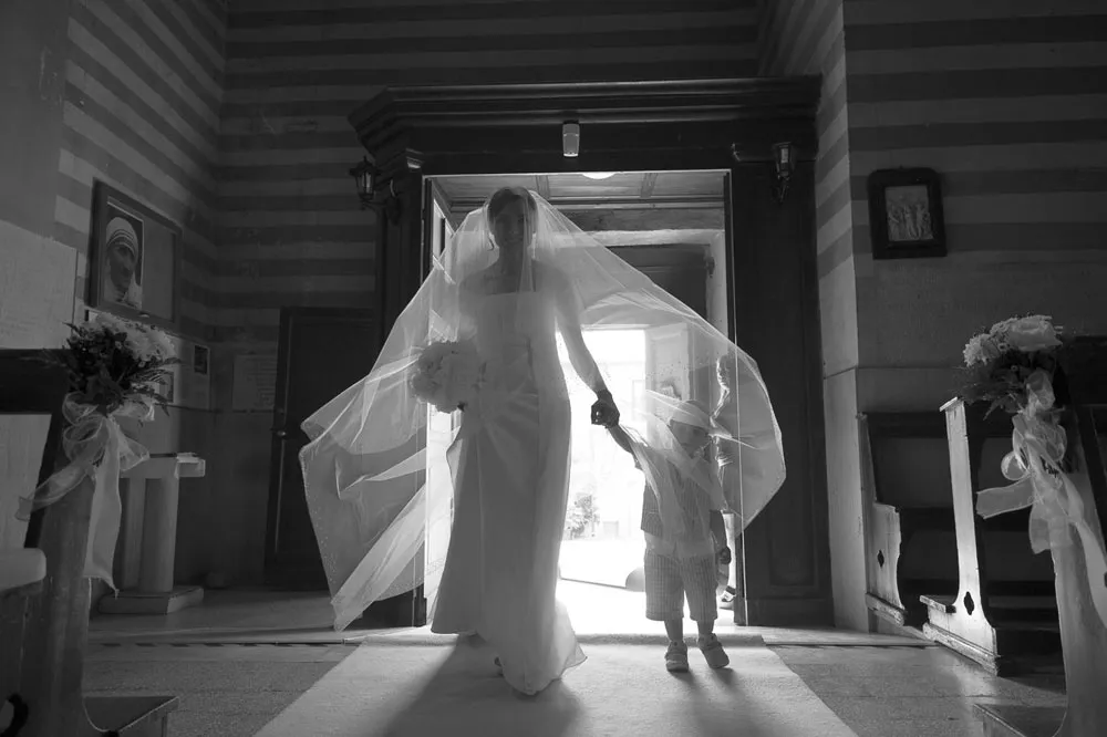 Post-produzione fotografia di matrimonio - esempio 1