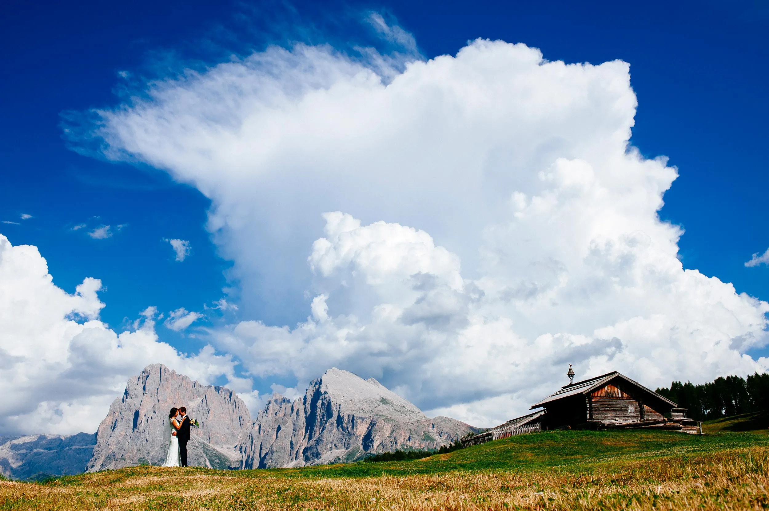 Dolomites wedding photographer - Alpe di Siusi