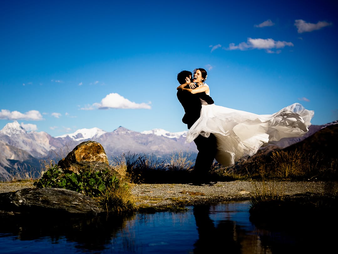 Winter wedding in Livigno, Italy