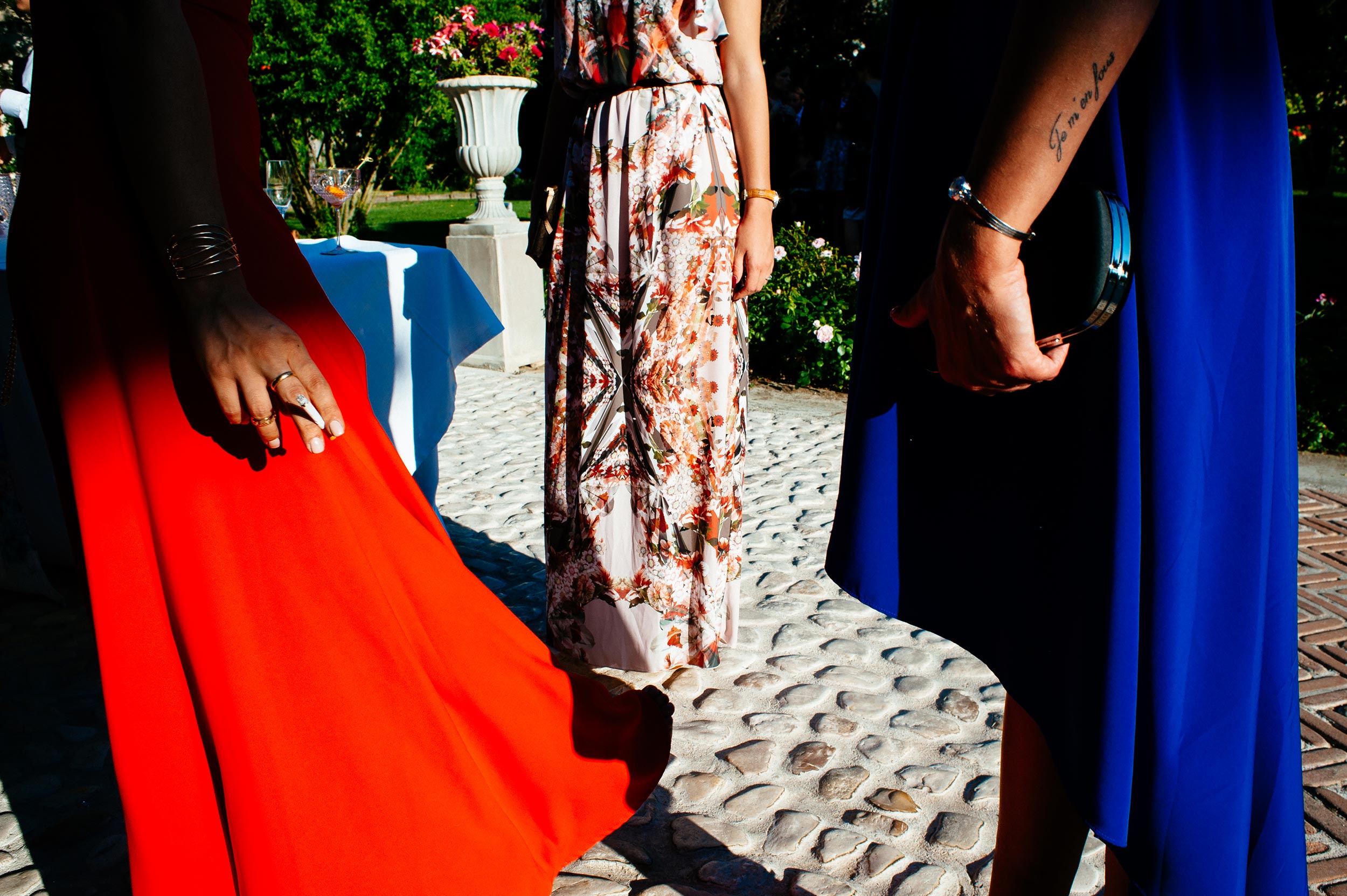 wedding in naples colorful dresses