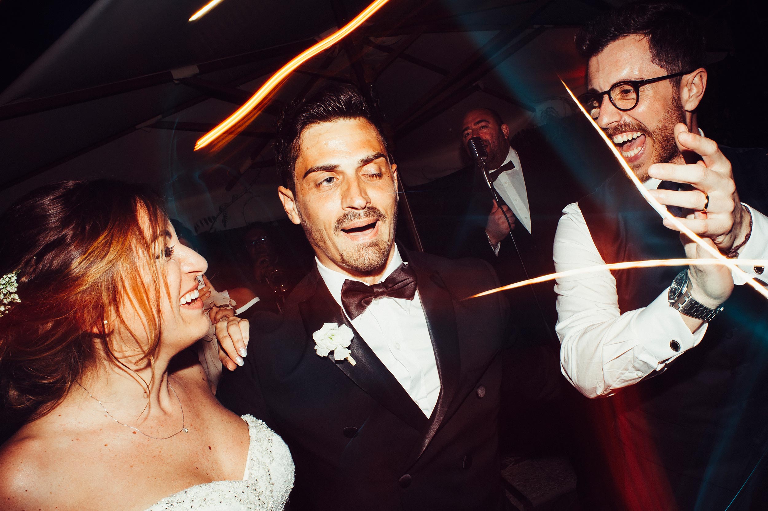 wedding in naples grooms brother partying