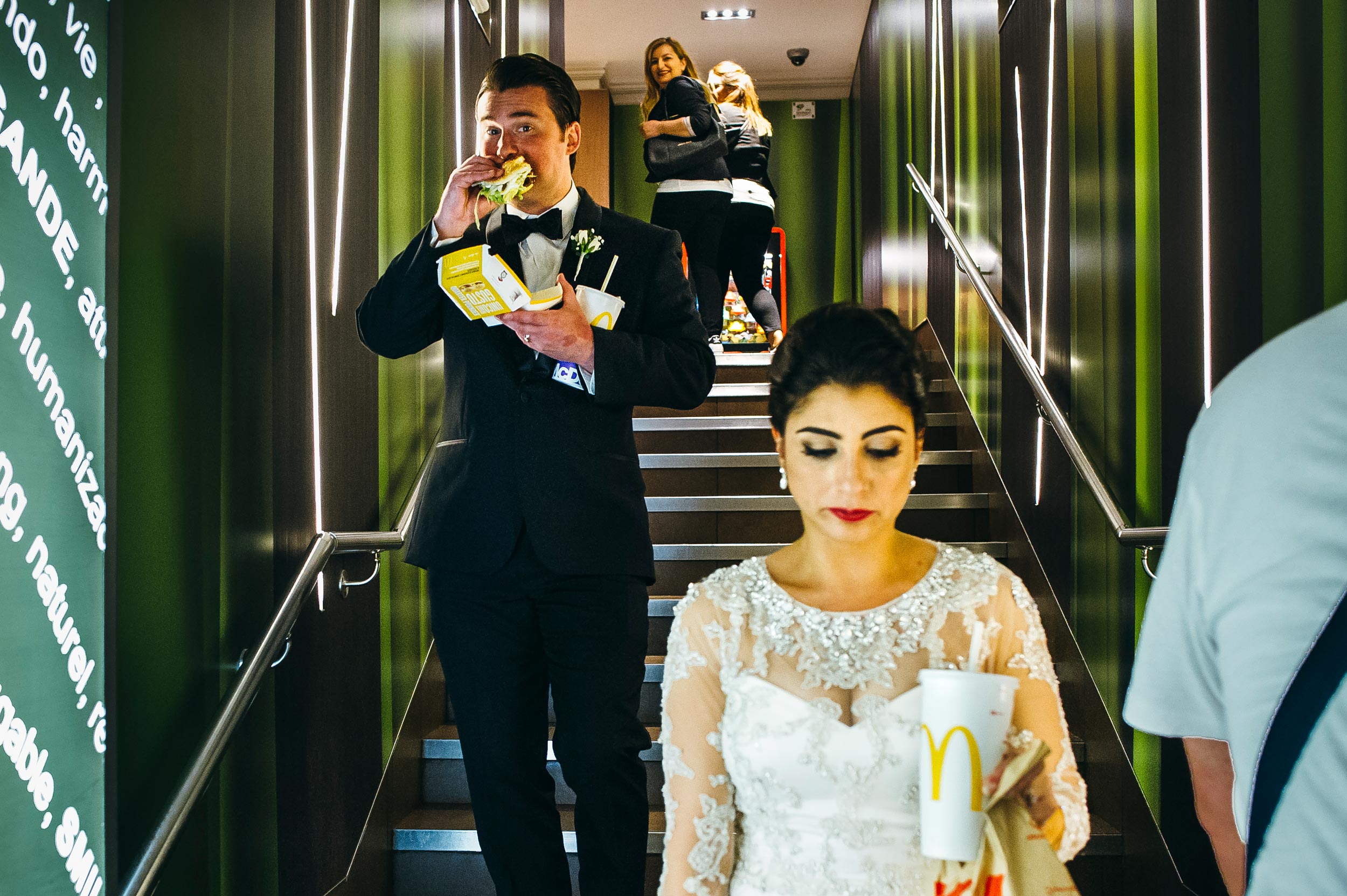 wedding mcdonalds rome italy