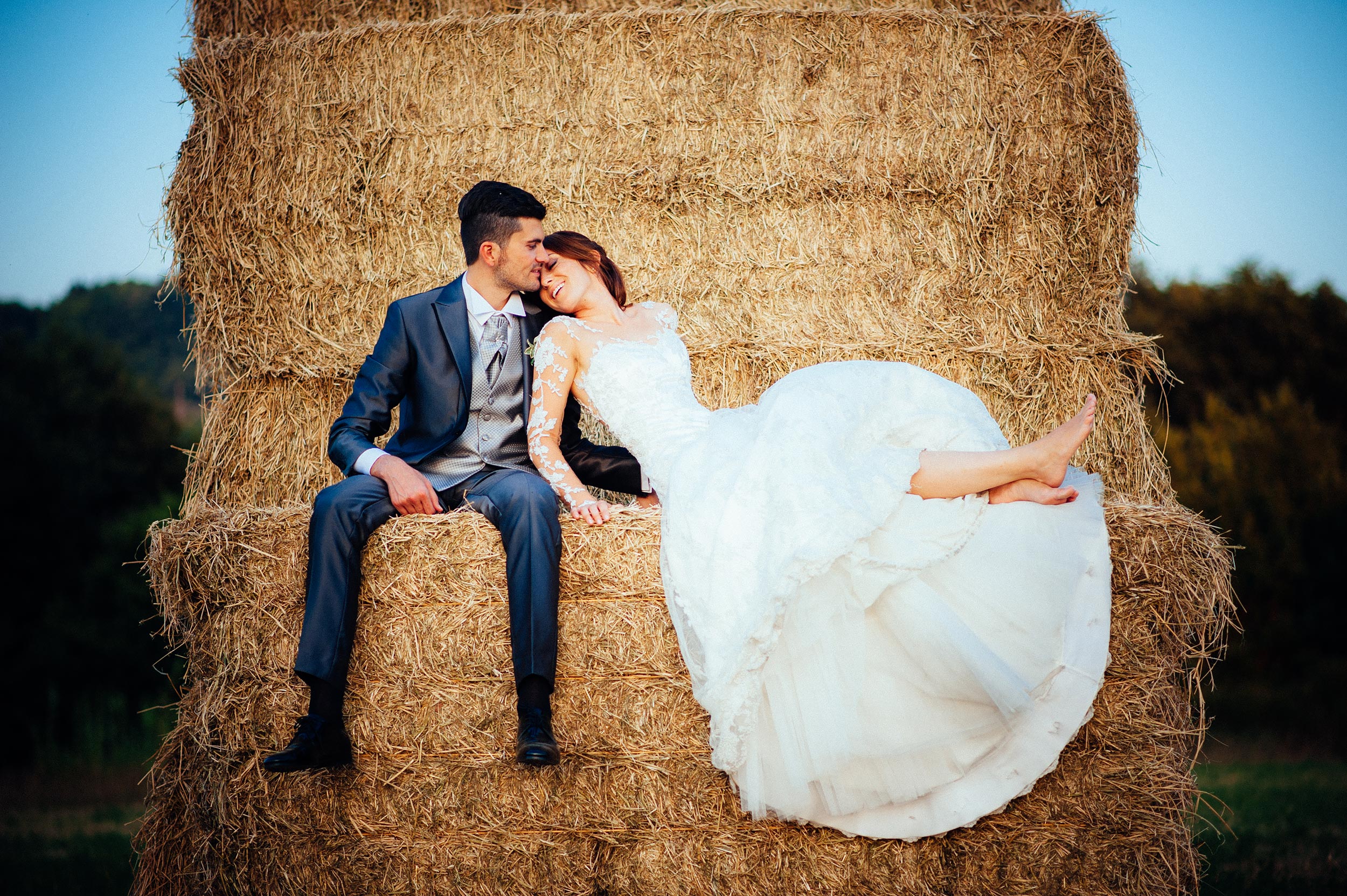 marche italy hay bales color wedding photography looks like film